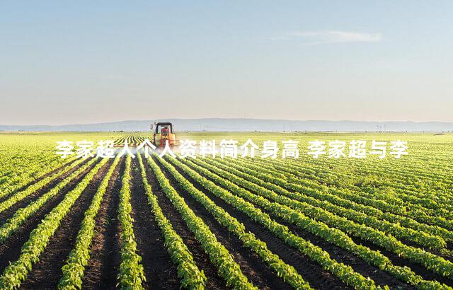 李家超人个人资料简介身高 李家超与李家城什么关系